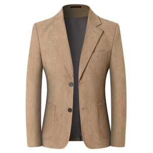 Solid-color Light-luxury Mens Casual Suit Jacket