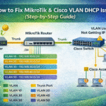 how to fix mikrotik and cisco vlan dhcp issue